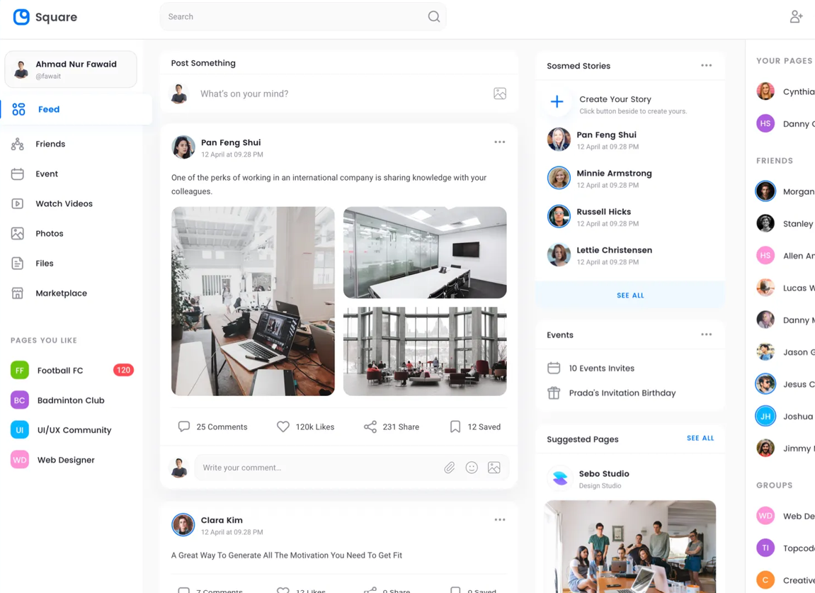 dashboard template